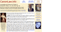 Desktop Screenshot of canonlaw.info