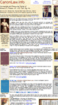 Mobile Screenshot of canonlaw.info
